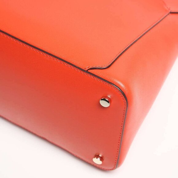 Kate Spade Louise Dome Satchel Medium Leather Crossbody Top Handle Bag Tamarillo - Picture 7 of 10